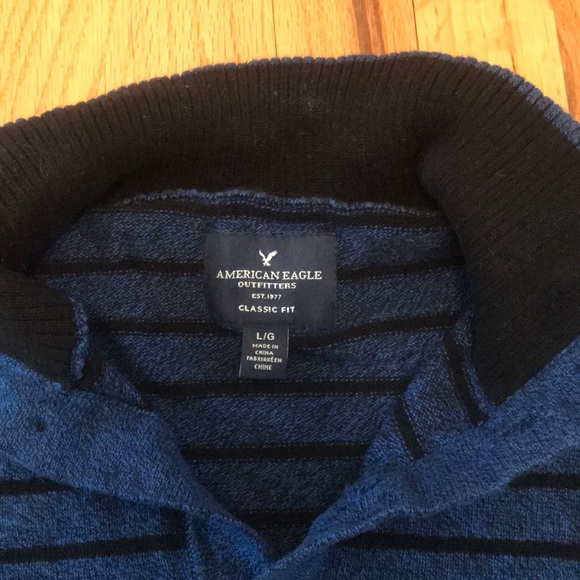 American Eagle button mock neck sweater - Picture 3 of 4